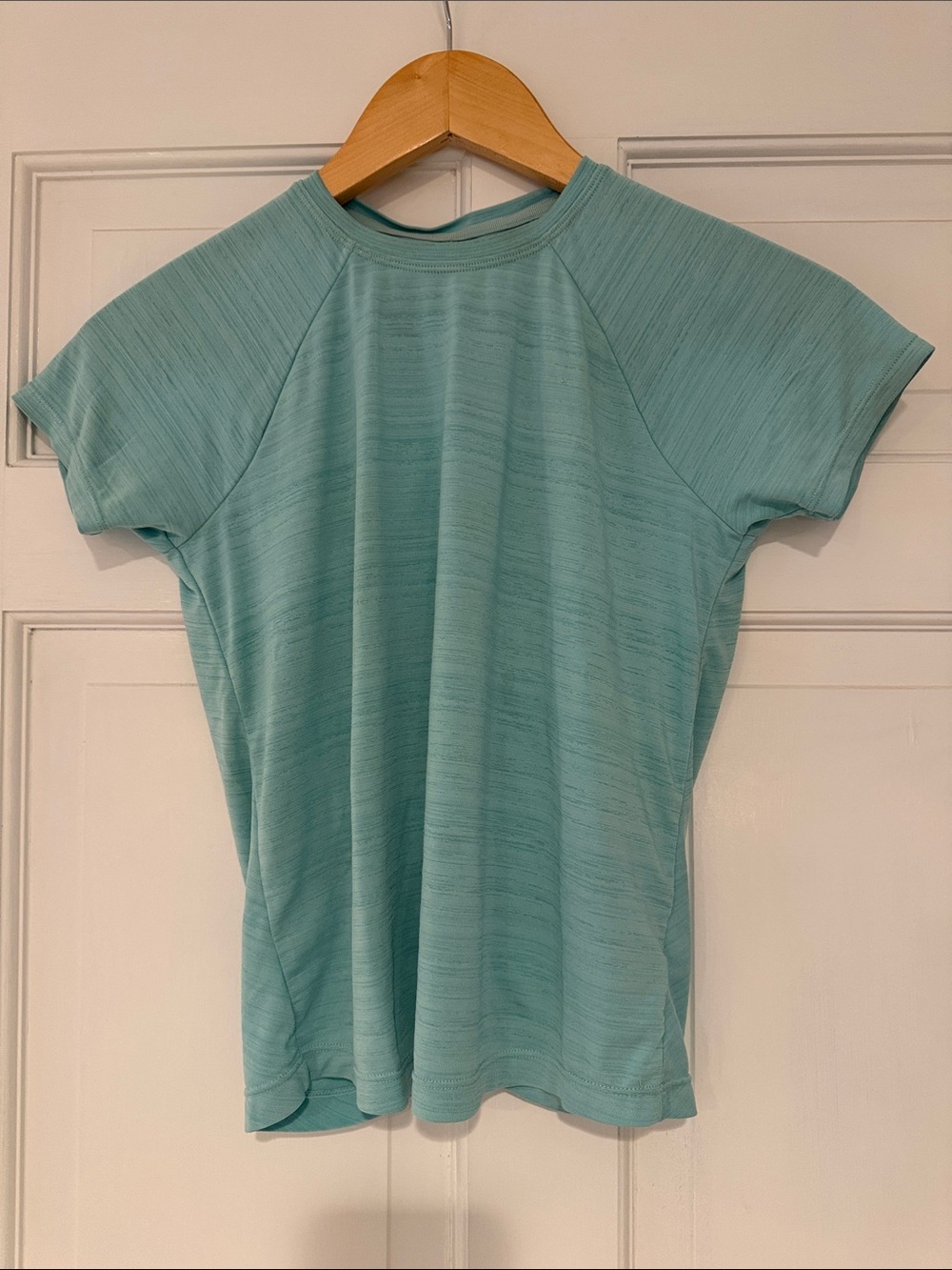 Athleta Kids Swim Rashguard - Aqua Green Heather